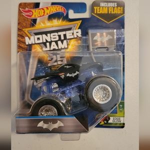 NIP HotWheels Monster Jam Batman Edge Glow